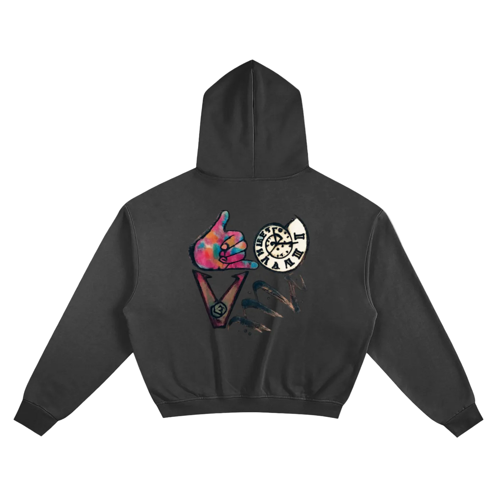 RYGAI Love Tattoo Hoodie BLK